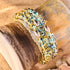 Bracelet Firefly Glass en argent sterling 925 et en forme de flamme de grès